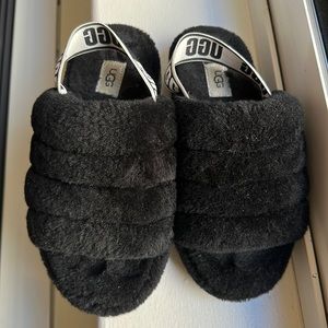 Ugg Fluff Yeah Slide - Black